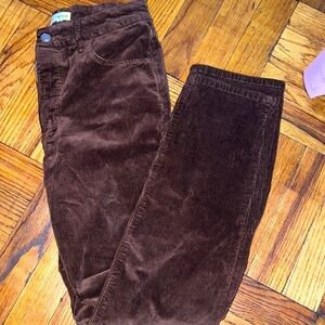 Good American brown pants size: 4/27